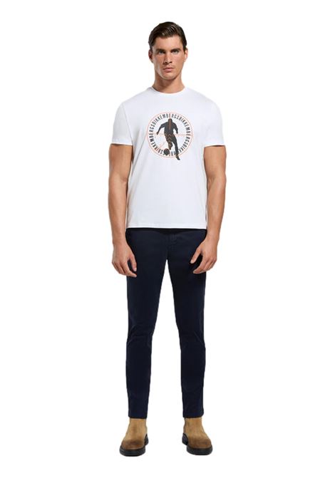 T-SHIRT UOMO STAMPA SOCCER BIKKEMBERGS | T-shirt | BMT0028 K00021000